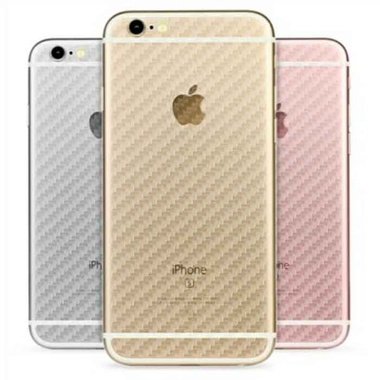 iPhone 6 Plus / 6s Plus carbon Back Clear Skin Sticker