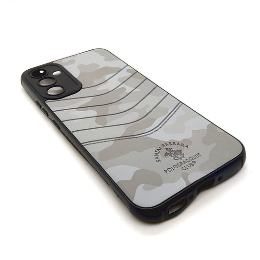 Samsung A34 5G POLO clothe texture case velvet Back Cover Grey