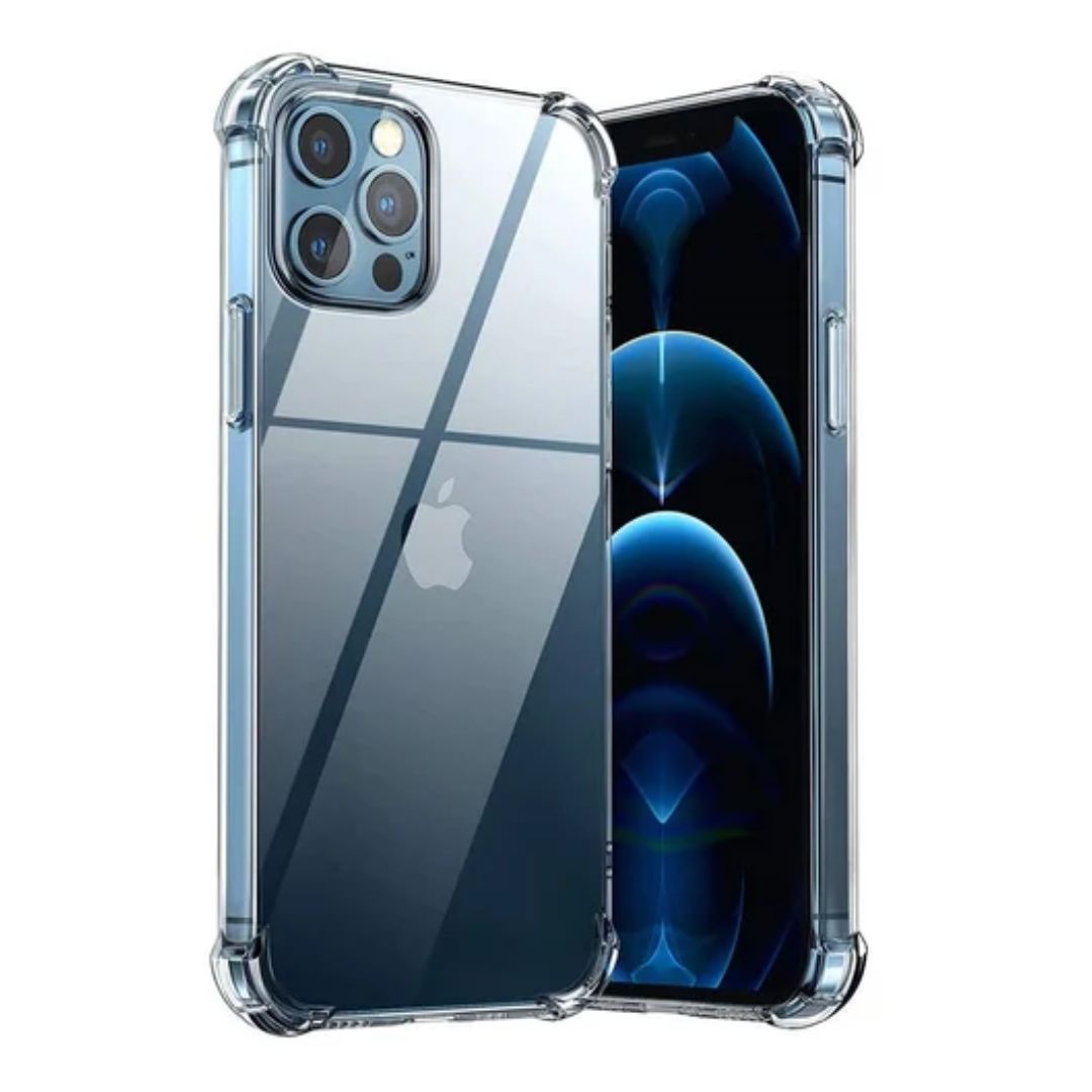 AntiShock Clear Back Cover Soft Silicone TPU Bumper case for apple iPhone 12 Pro