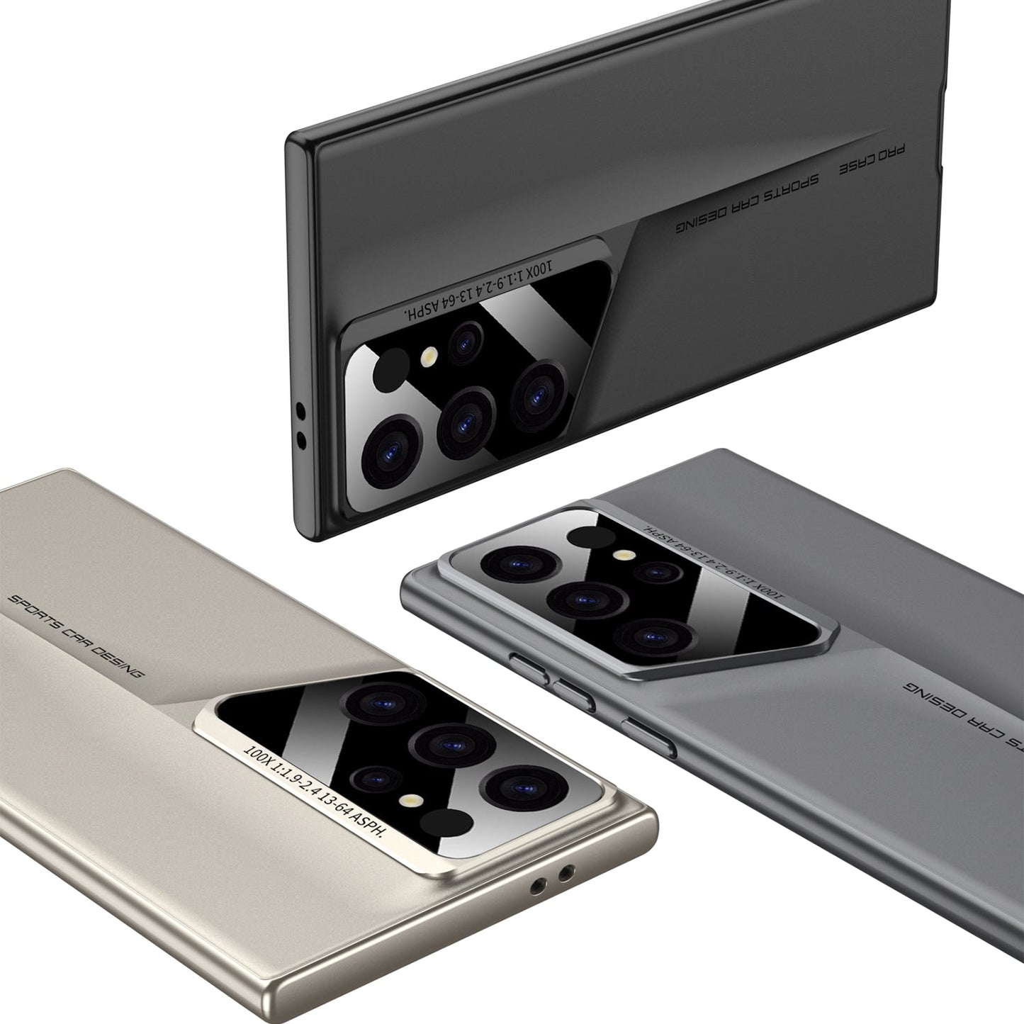 LEEKA Samsung S23 Ultra case with Super Luxury Sport car fiber Pro case design