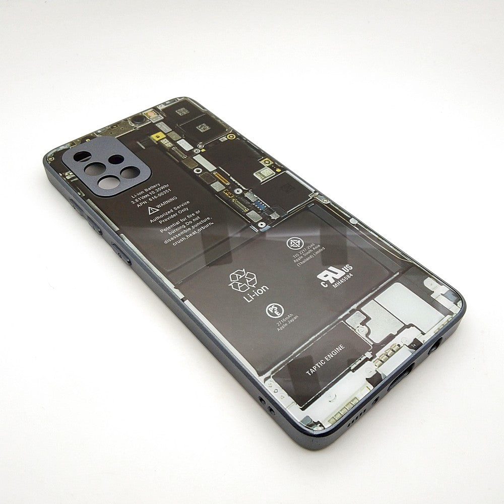 Circuit Board High Quality Hard Cover Full Camera Lens Protective Case for Samsung A71