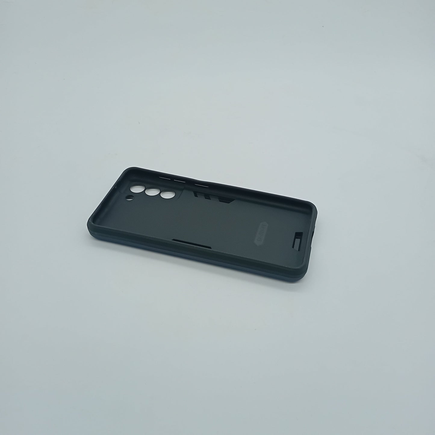 Samsung S21 FE Hard PC Case: Shockproof Slim Cover with Ring Holder