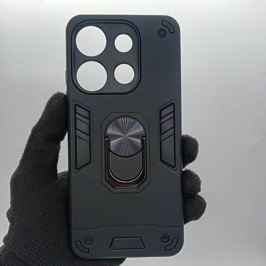 Tecno Spark Go 2023 Hard Case w/ Ring Holder, Shockproof Slim Cover