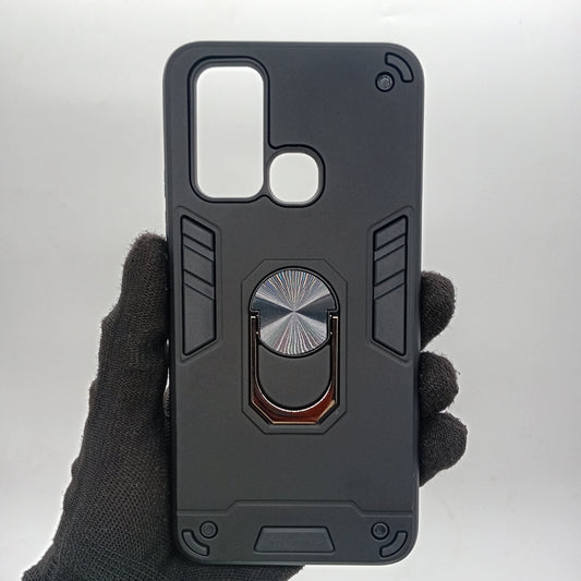 Vivo Y30 Hard PC Shockproof Case with Ring Holder