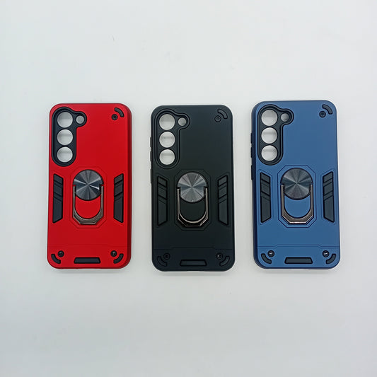Samsung S23 Slim Shockproof Hard Case with Ring Holder