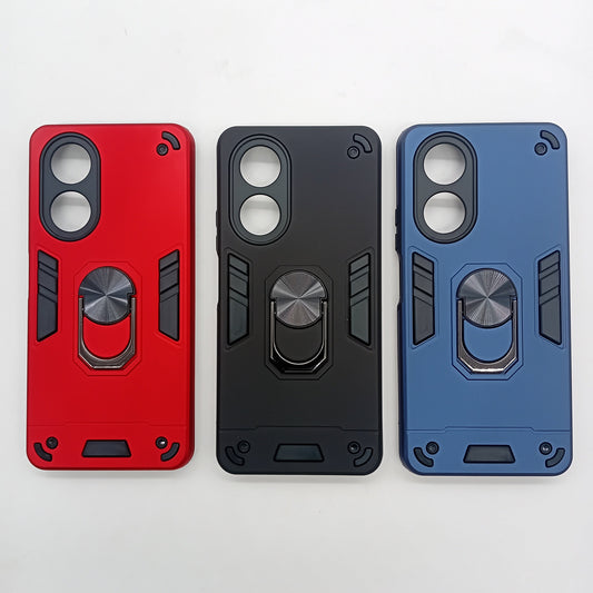 OPPO A58 4G Hard PC Case with Ring Holder & Kickstand