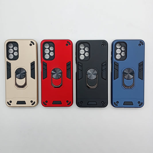 Samsung A13 4G Shockproof Hard PC Case with Ring Holder Slim Cover