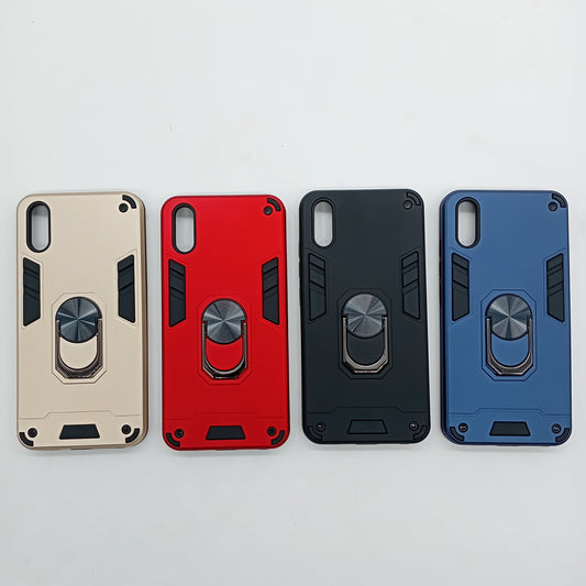 Vivo Y1s Y91c Y93 Hard PC Shockproof Case with Ring Holder