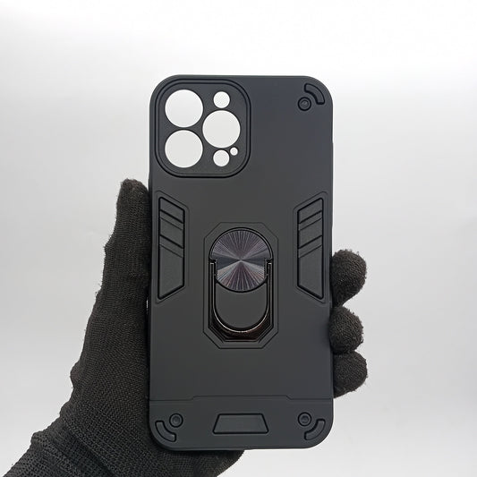 iPhone 13 Pro Max Shockproof Slim Case with Ring Holder