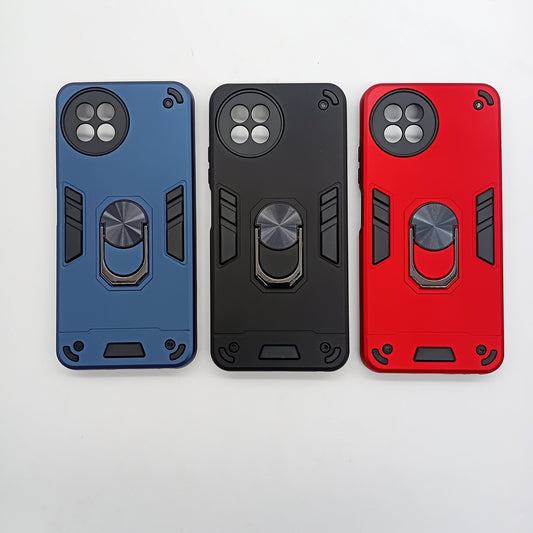 itel S23 Hard PC Shockproof Case with Ring Holder - Slim Back Cover