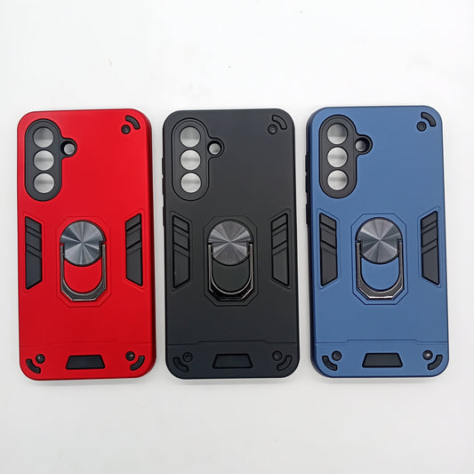 Samsung A56 Hard PC Case with Ring Holder - Shockproof Slim Cover