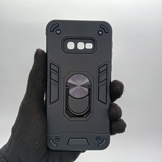 Samsung S10E Hard PC Shockproof Slim Case w/Ring Holder