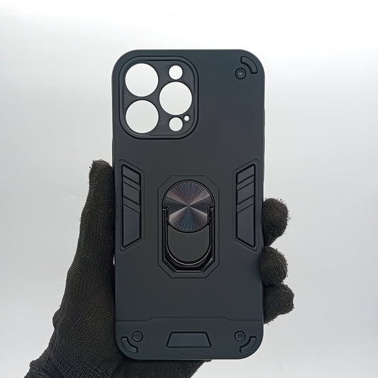iPhone 16 Pro Max Ring Holder Shockproof Slim PC Case