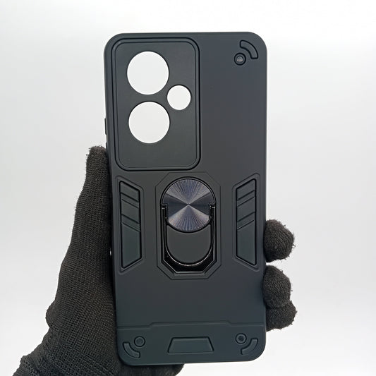 OPPO A79 Hard PC Case with Ring Holder, Shockproof Slim Cover