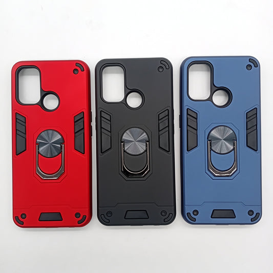 OPPO A53 Hard PC Shockproof Slim Case with Ring Holder
