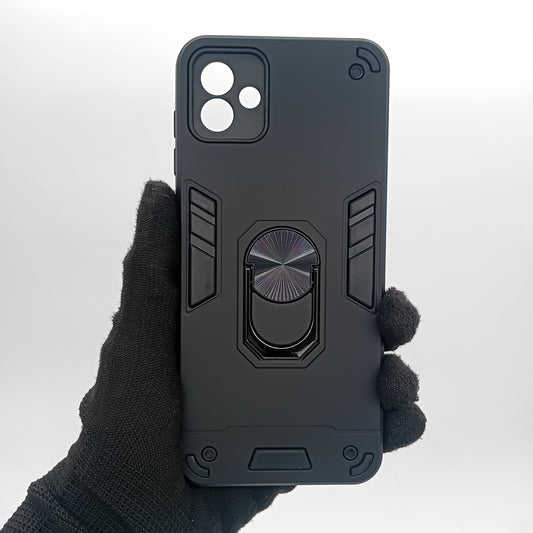 Samsung A04 Hard PC Shockproof Slim Case with Ring Holder
