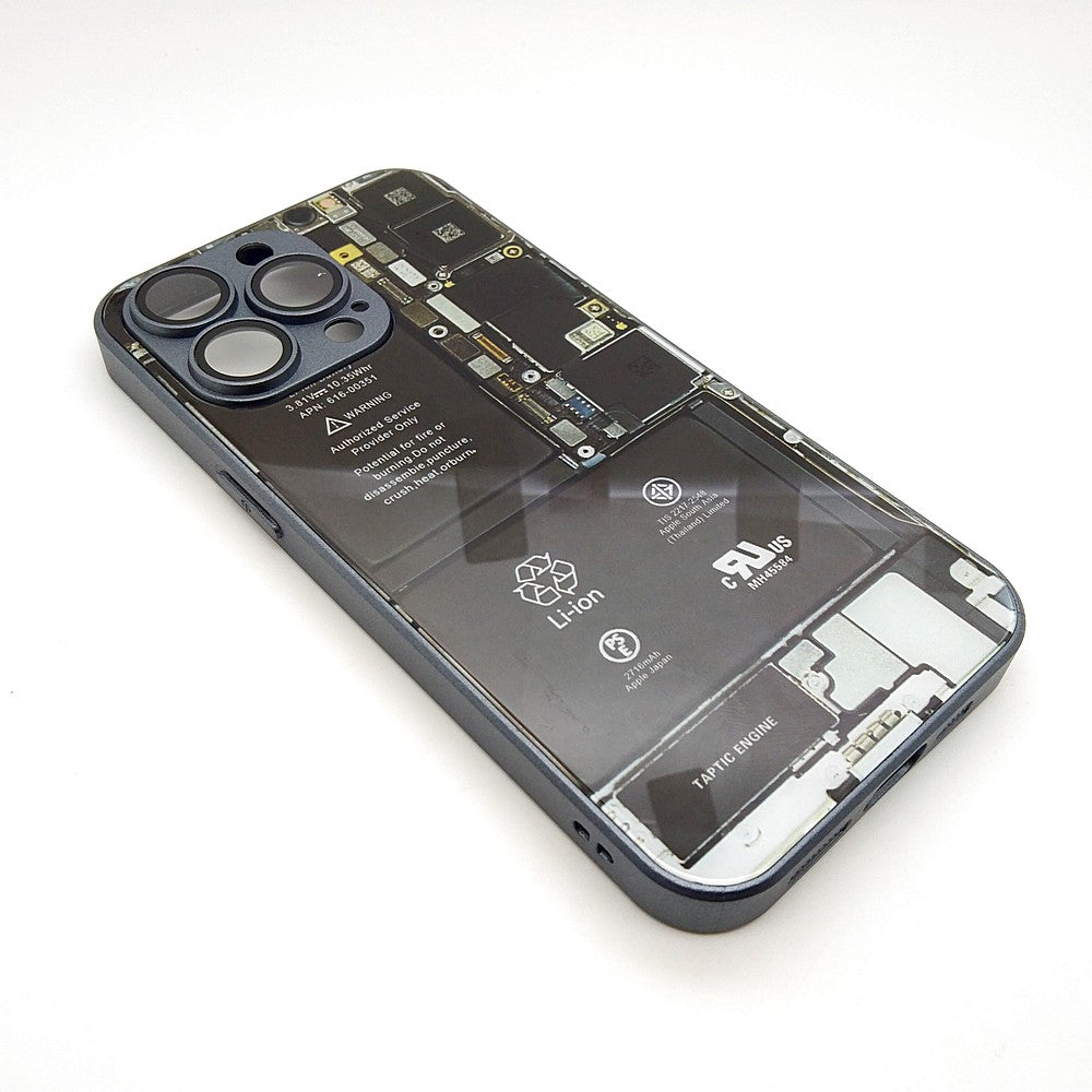 Circuit Board High Quality Hard Cover Full Camera Lens Protective Case for iPhone 13 Pro