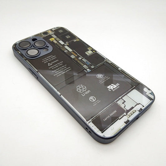 Circuit Board High Quality Hard Cover Full Camera Lens Protective Case for iPhone 12 Pro Max