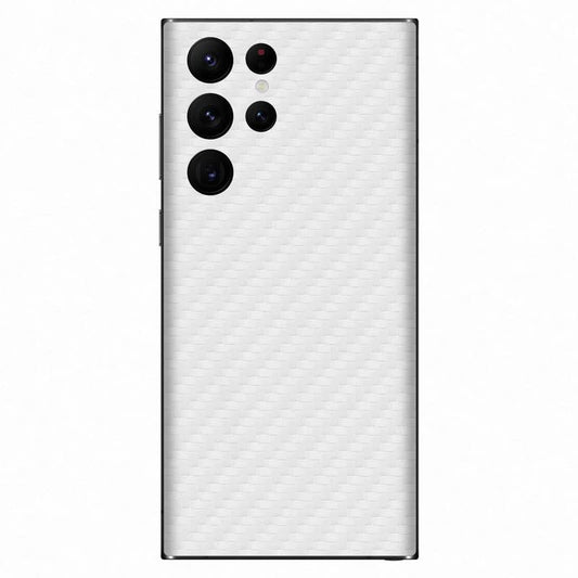 Samsung S22 Ultra carbon Back Clear Skin Sticker