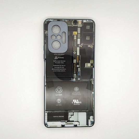 Circuit Board High Quality Hard Cover Full Camera Lens Protective Case for Redmi Note 10 Pro