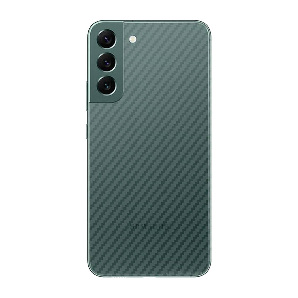 Samsung S22 carbon Back Clear Skin Sticker