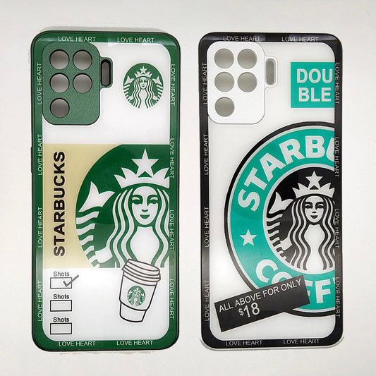 Starbucks Back Cover Hard Shel PC Case For OPPO F19 Pro