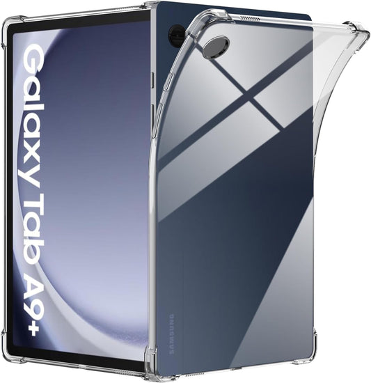 Samsung Tab A9 Plus Clear Anti-Shock Case Heavy Duty Transparent Cover