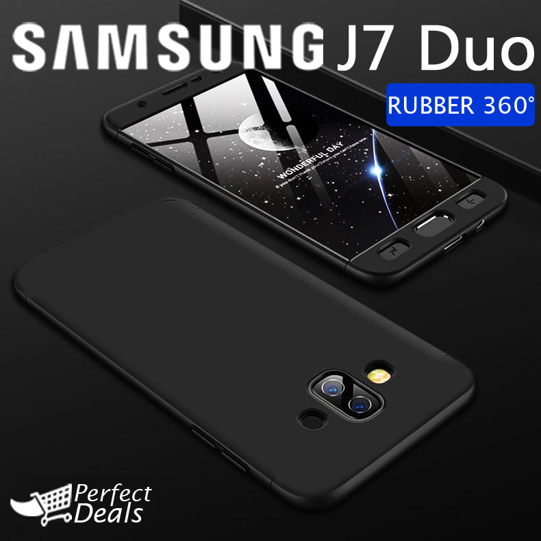 Rubber 360° TPU Case for Samsung J7 Duo