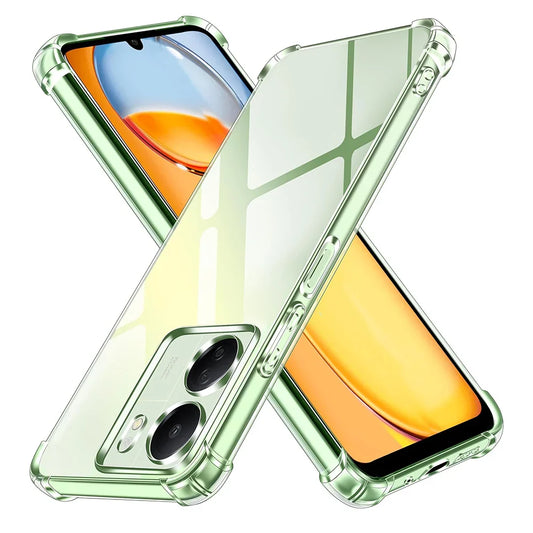 AntiShock Clear Back Cover Soft Silicone TPU Bumper case for Redmi 13C