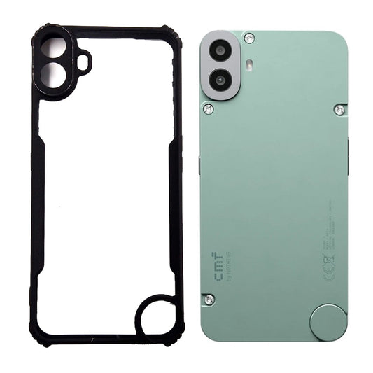 Nothing CMF 1 case Matte Black Back Cover Soft Silicone TPU Bumper case