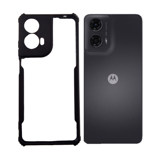 Motorola G24 case Matte Black Back Cover Soft Silicone TPU Bumper case