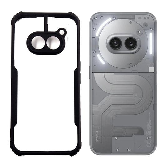 Nothing 2A case Matte Black Back Cover Soft Silicone TPU Bumper case