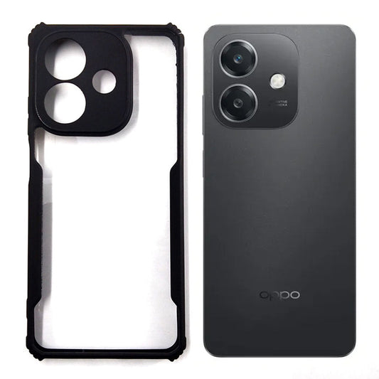 OPPO A3 case Matte Black Back Cover Soft Silicone TPU Bumper case