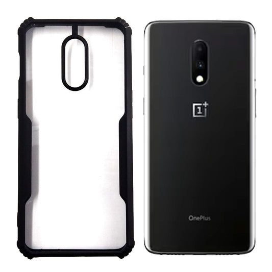 Oneplus 7 case Matte Black Back Cover Soft Silicone TPU Bumper case