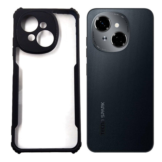 Tecno Spark Go 1 case Matte Black Back Cover Soft Silicone TPU Bumper case