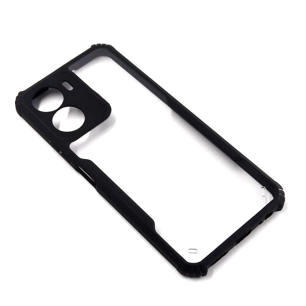 Vivo Y16 case Matte Black Back Cover Soft Silicone TPU Bumper case