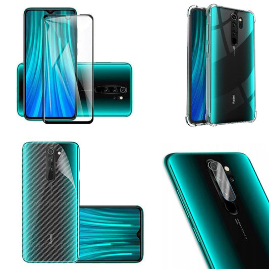 4in1 Protection pack for Redmi Note 8 Pro