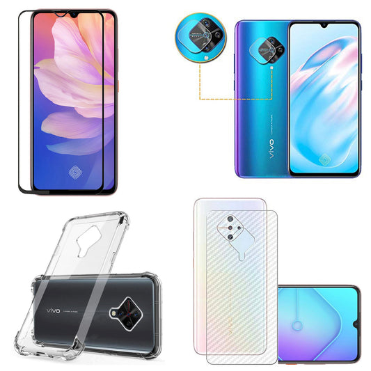 4in1 Protection pack for Vivo S1 Pro