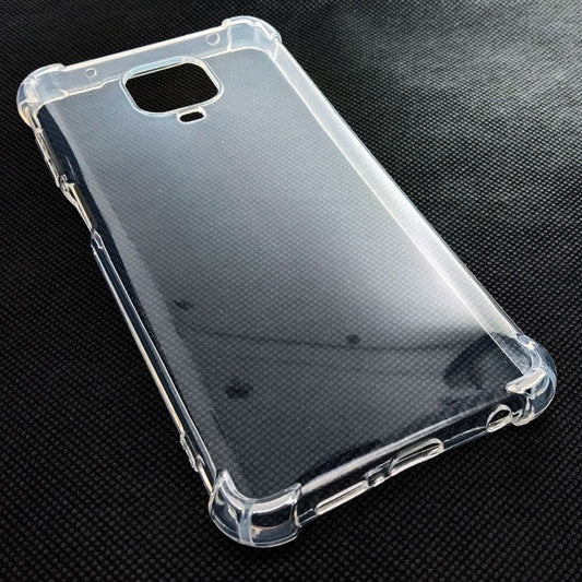 AntiShock Clear Back Cover Soft Silicone TPU Bumper case for Redmi Note 9 Pro