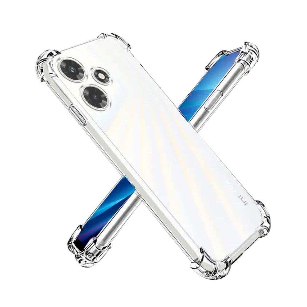 infinix Hot 30 Clear Anti-Shock Case Reinforced Corner Cover