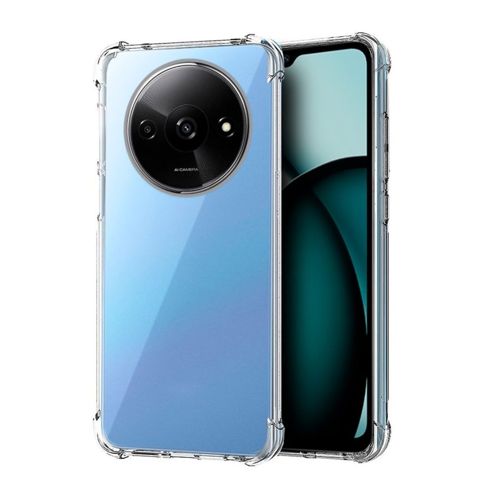 Redmi A3 Clear Anti-Shock Case Heavy Duty Corner Protection