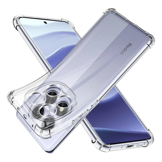 Redmi Note 14 Pro 4G Clear Anti-Shock Case Heavy Drop Protection