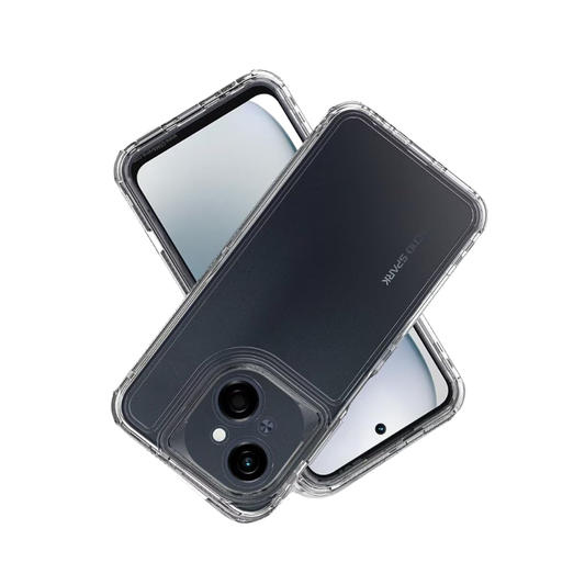 Tecno Spark Go 1 Clear Anti-Shock Case Corner Bumper Protection Cover