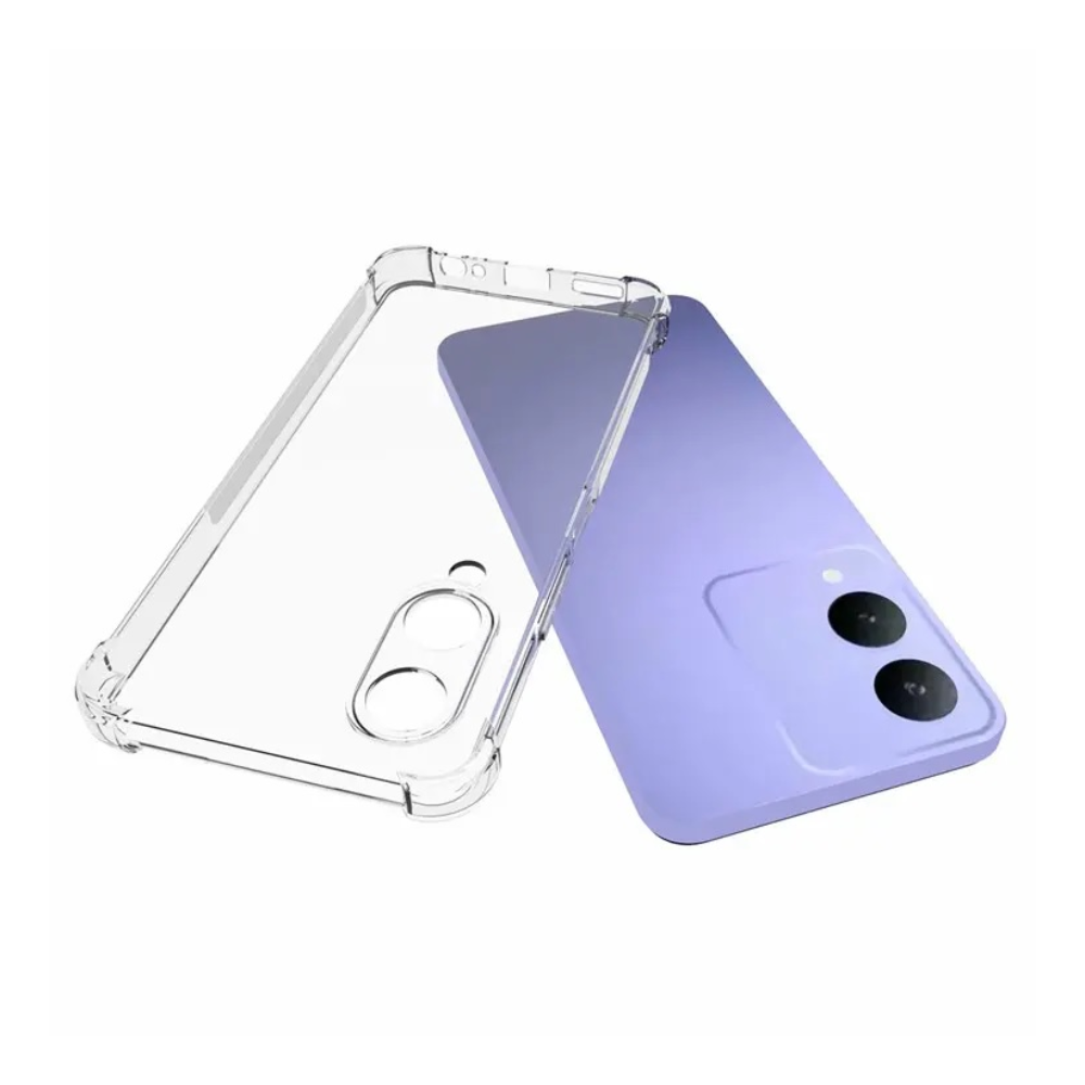 Vivo Y17s Clear Anti-Shock Case Corner Drop Protection