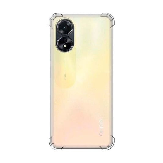 OPPO A38 Clear Anti-Shock Case Reinforced Corner Drop Protection Cover