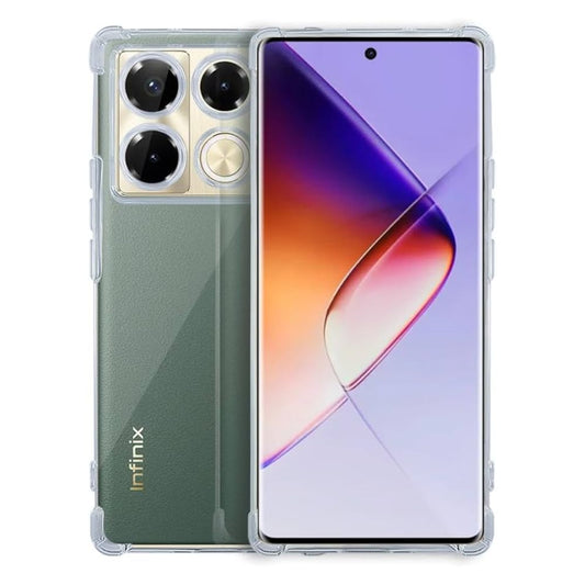 infinix Note 40 Clear Anti-Shock Case Heavy Drop Protection Cover