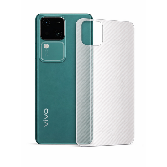 Vivo V30 Carbon Back Sticker Anti-Scratch Back Protection Film