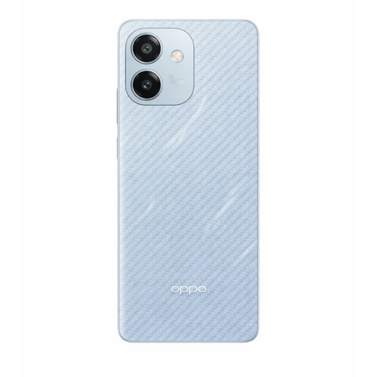 OPPO A3x Carbon Back Sticker Matte Finish Mobile Back Protection
