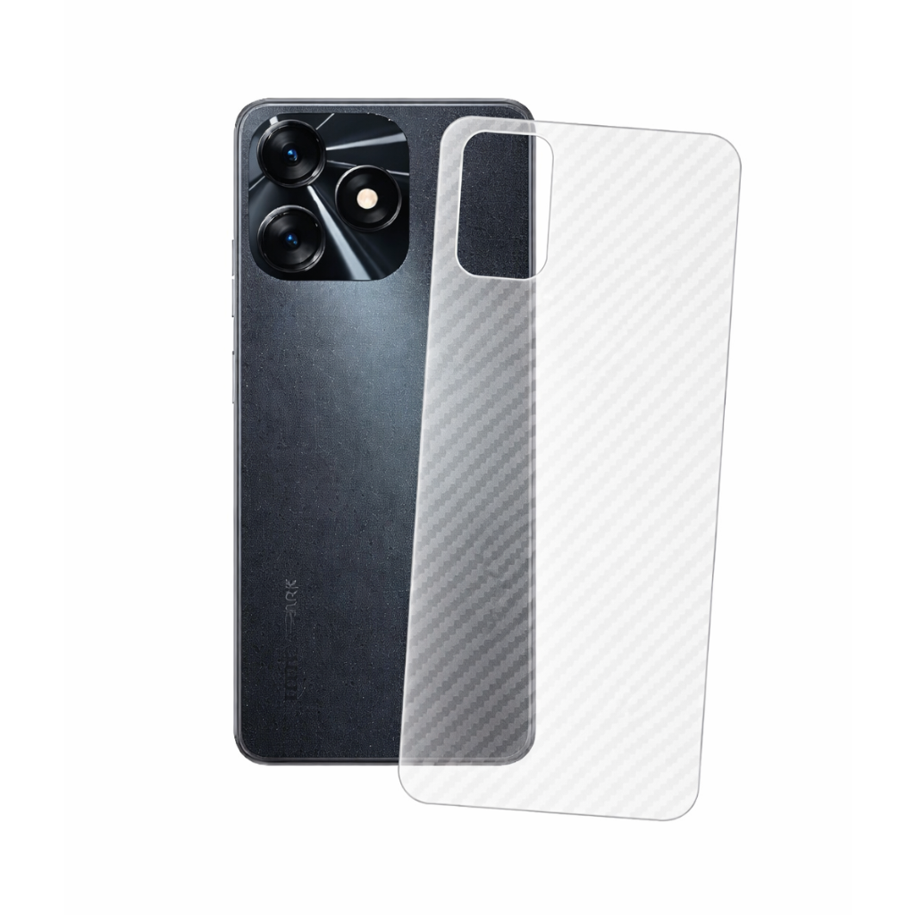 Tecno Spark 10 Pro Carbon Back Sticker Scratch Guard Matte Back Wrap