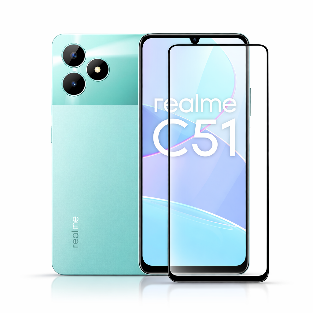 Realme C51 Tempered Glass Screen Protector 9H HD Clear